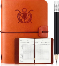 Load image into Gallery viewer, Leather Golf Scorecard Journal