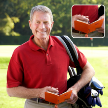 Load image into Gallery viewer, Leather Golf Scorecard Journal
