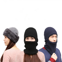 Load image into Gallery viewer, Double-Layer Beanie Set
